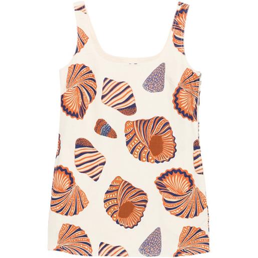 Simon Miller abito corto sahara con stampa - toni neutri