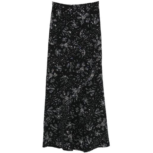 Ermanno Scervino ^ gonna con decorazione - nero