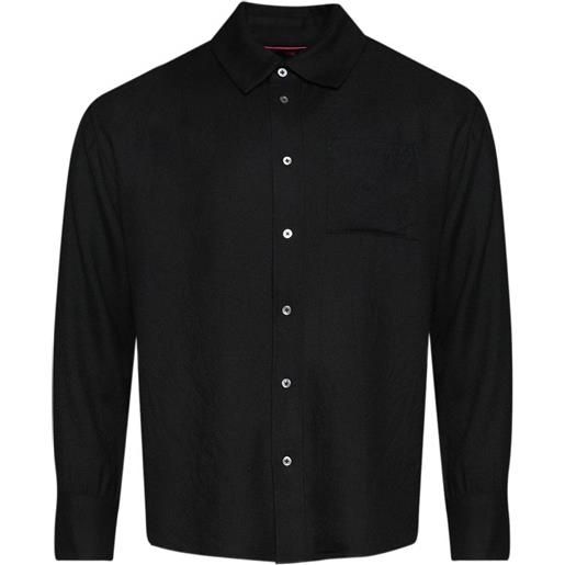 The Elder Statesman camicia pashmina - nero