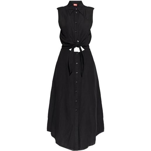 Diesel abito con bottoni - nero