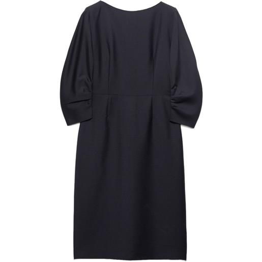 Prada kid mohair dress - blu