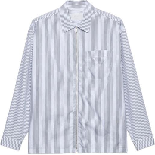 Prada cotton zipper shirt - bianco