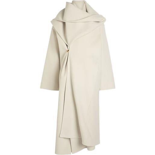 Calvin Klein cappotto amelia drappeggiato - toni neutri