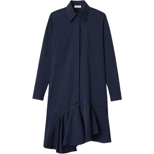 Lafayette 148 chemisier midi asimmetrico - blu