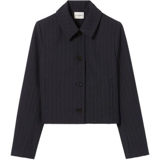 Claudie Pierlot giacca gessata - blu