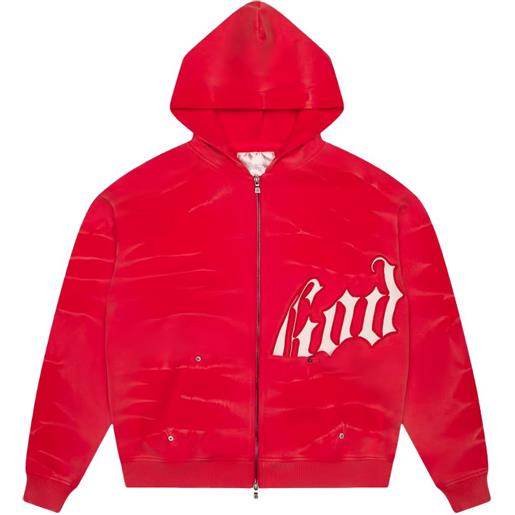 GODSPEED felpa new york og con zip - rosso