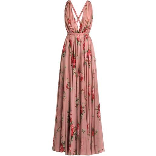 Dolce & Gabbana abito a fiori - rosa