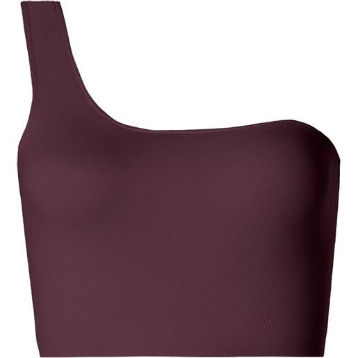Wolford top monospalla smanicato - viola