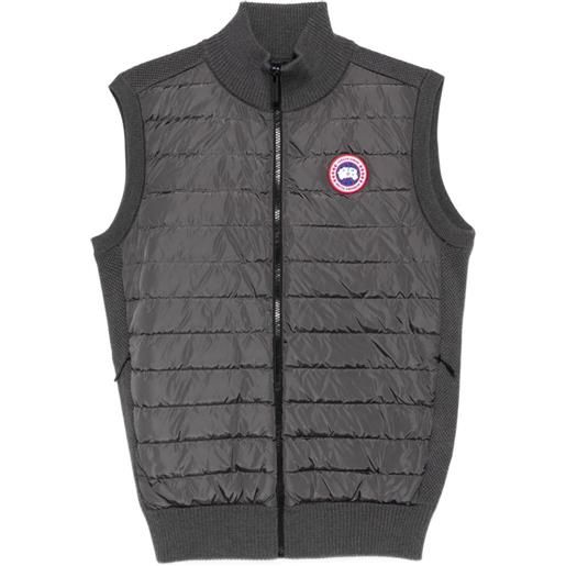 Canada Goose gilet hybridge trapuntato - grigio