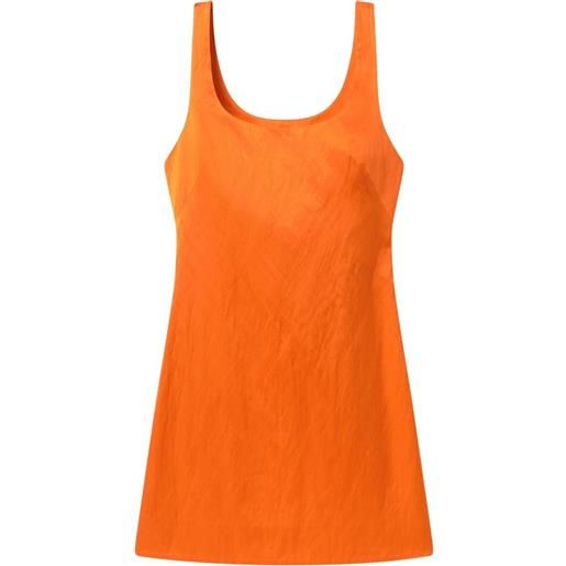 A.L.C. abito corto faye smanicato - arancione