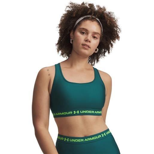 UNDER ARMOUR crossback mid bra 0338 reggiseno allenamento donna
