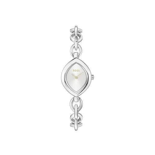JewelryWe Orologio Da Donna A Forma Di Fiore: Design Aperto Con Zirconi E Bracciale - Orologio Al Quarzo, Idea Regalo Elegante