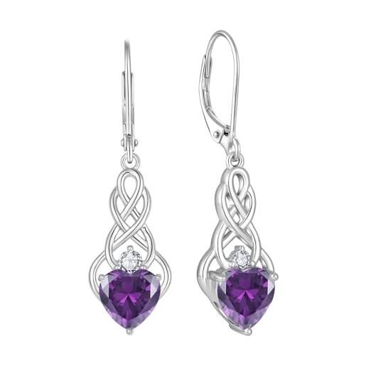 Orecchini Pendenti Simbolo Infinito In Argento Sterling 925 - Leggeri E Eleganti, Confezione Regalo