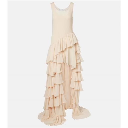 Xu Zhi abito lungo asimmetrico