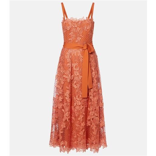 Elie Saab abito da cocktail in pizzo e tulle