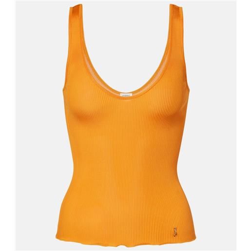 Saint Laurent tank top in seta