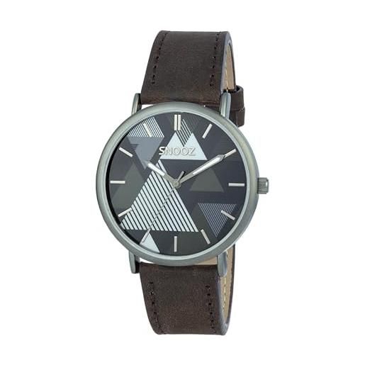 Orologio Unisex SNOOZ SAA1041-72 – Analogico Al Quarzo, Cassa In Acciaio, Cinturino In Pelle Blu - 5