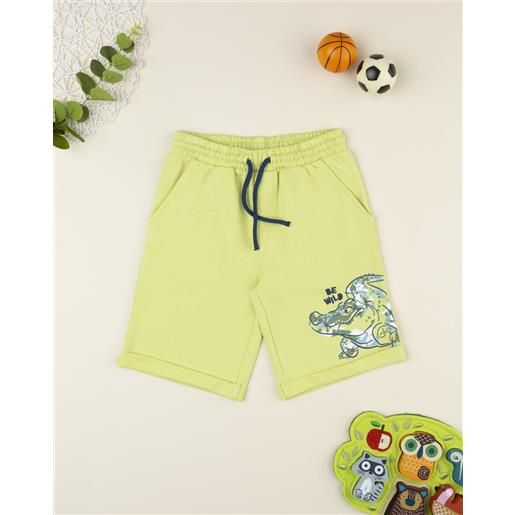 Prénatal shorts bambino verde coccodrillo
