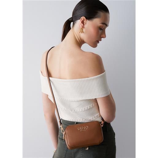 LIUJO liu jo borsa a tracolla piccola, marrone