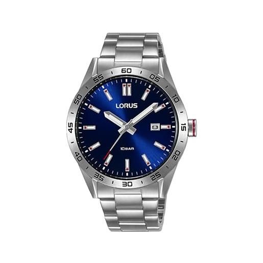 Orologio Uomo Solo Tempo LORUS RH961NX9 con Cinturino Acciaio con Data