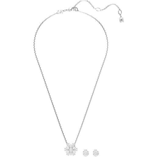 Swarovski collana idyllia con pendente - argento