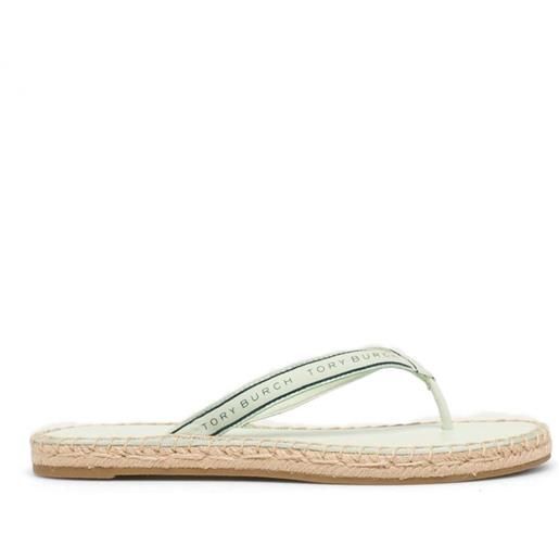 Tory Burch espadrilles con logo - verde