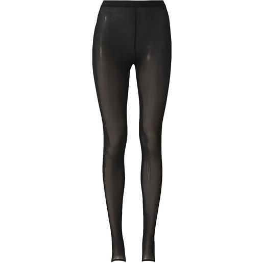 WARDROBE.NYC leggings semi trasparenti - nero