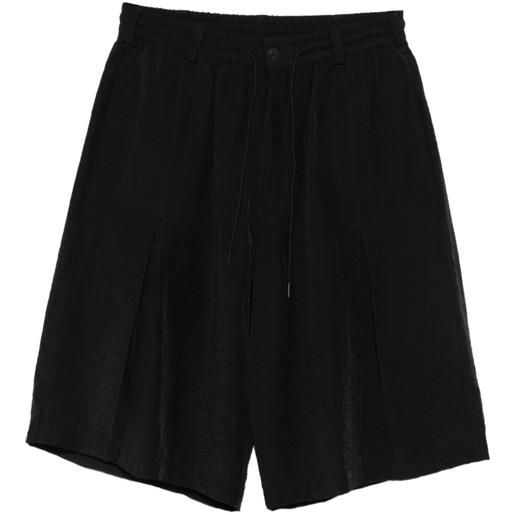 Y-3 shorts con coulisse - nero
