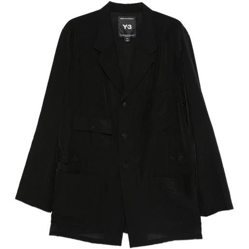 Y-3 blazer con tasche - nero