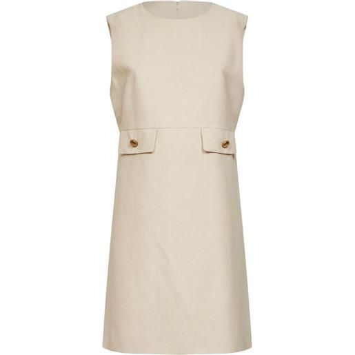 P.A.R.O.S.H. abito con tasche - toni neutri