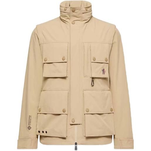 Moncler Grenoble giacca lione con cappuccio - toni neutri