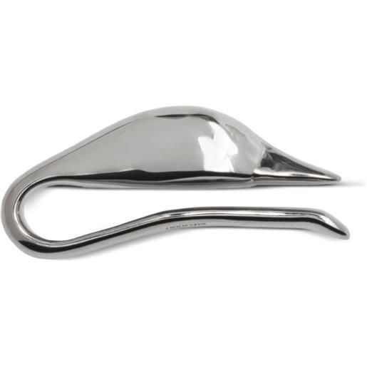 Burberry duck tie bar - argento