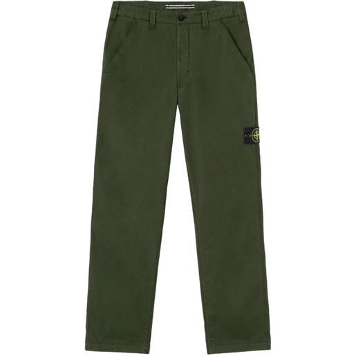 Stone Island chino con passanti per cintura - verde