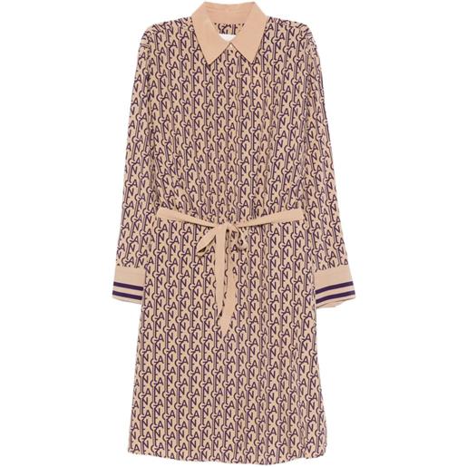 Gant abito midi con cintura - toni neutri