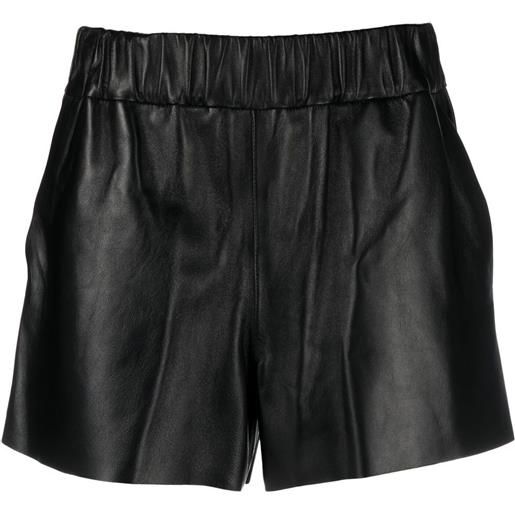 RED Valentino shorts con vita elasticizzata - nero