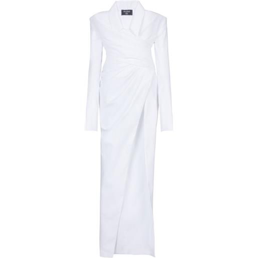 Balmain abito con bustino - bianco