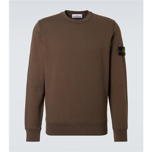 Stone Island felpa compass in cotone