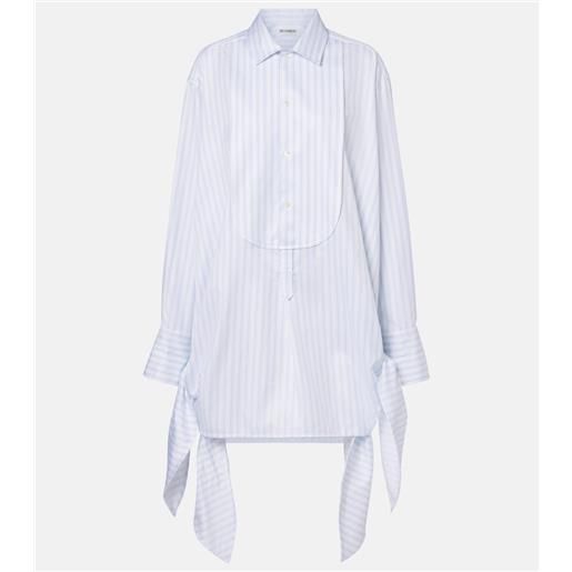 JW Anderson miniabito in cotone a righe