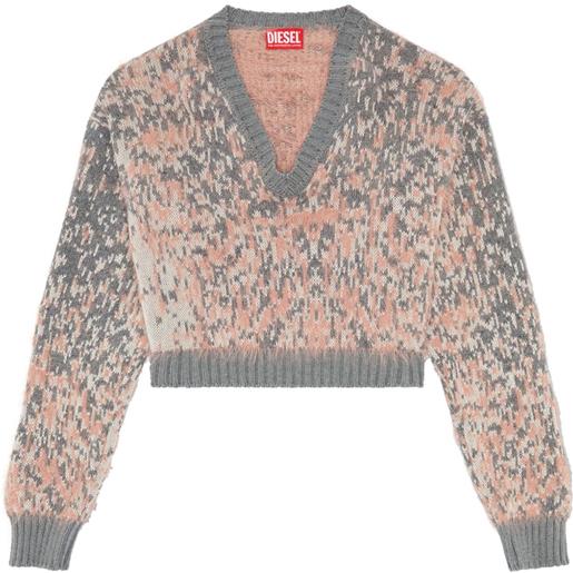 Diesel maglione m-renza - rosa