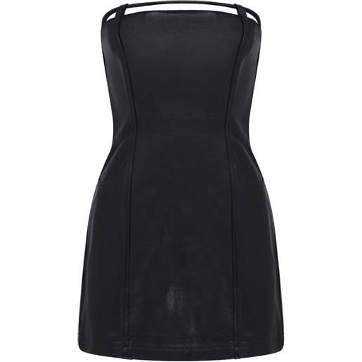 David Koma abito corto con tasche - nero