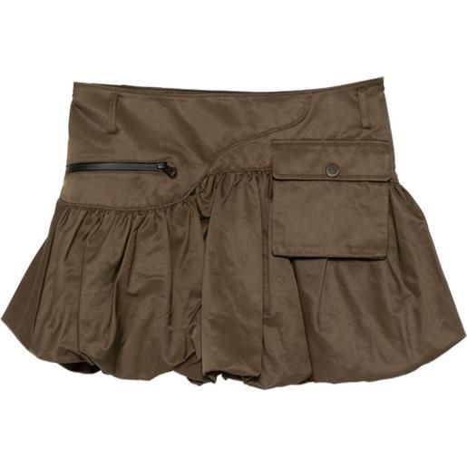 Andersson Bell minigonna cargo - verde