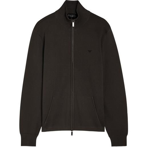 Emporio Armani cardigan con zip - nero