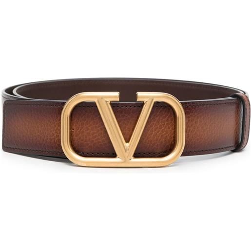 Valentino Garavani cintura vlogo signature - marrone
