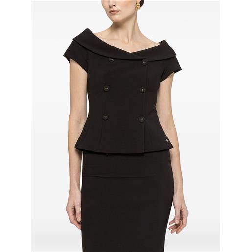 NISSA blusa con spalle scoperte - nero