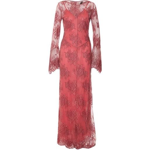 Aniye By abito lungo in pizzo - rosa