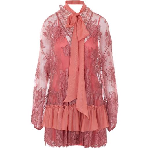 Aniye By abito corto con ruches - rosa