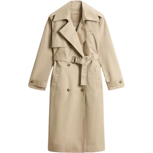 Woolrich trench doppiopetto con cintura - toni neutri