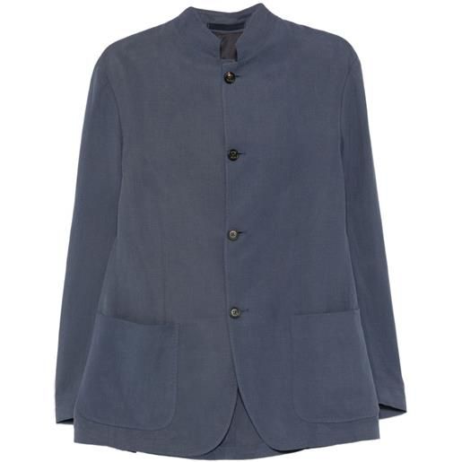 Eleventy giacca monopetto con bottoni - blu