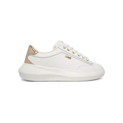 Liu Jo sneakers ba6069 px026 bianco/oro (s1052)