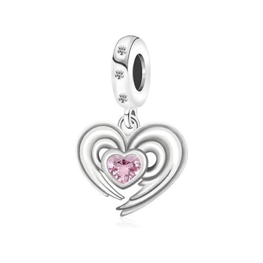 Yumilok Bracciale Regolabile In Argento 925 Con Ciondolo Gatto | Oro Rosa, Zirconia, Per Donna, Regalo In Pochette, 18+3 Cm